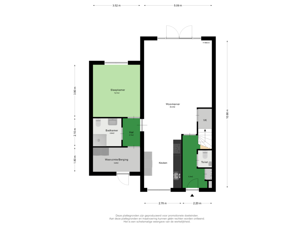 Bekijk plattegrond van Begane Grond van Patrijs 3