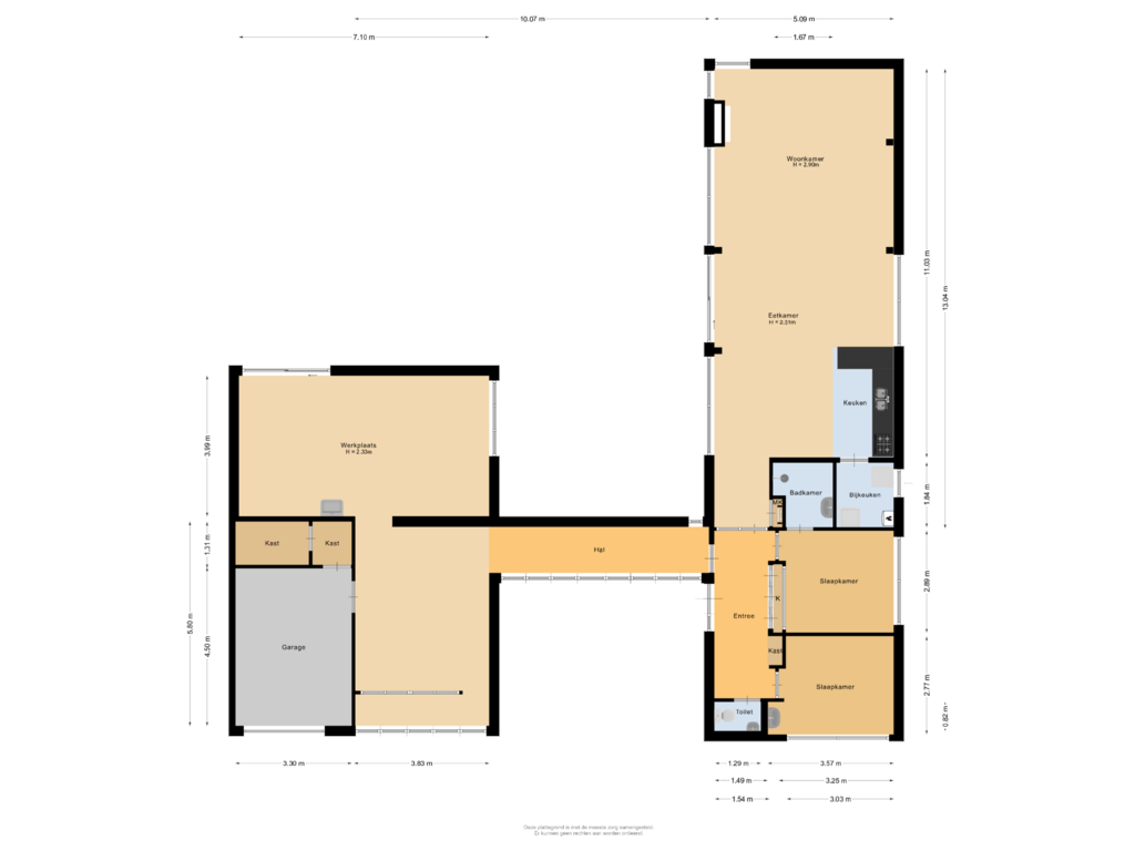 View floorplan of Begane grond of Heusdenlaan 37