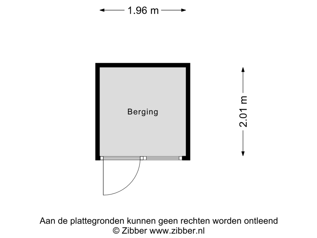 Bekijk plattegrond van Berging van Heerenweg 64