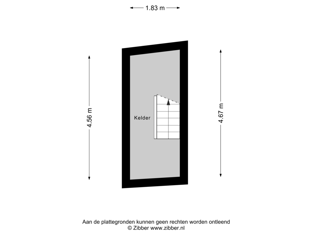 Bekijk plattegrond van Kelder van Heerenweg 64