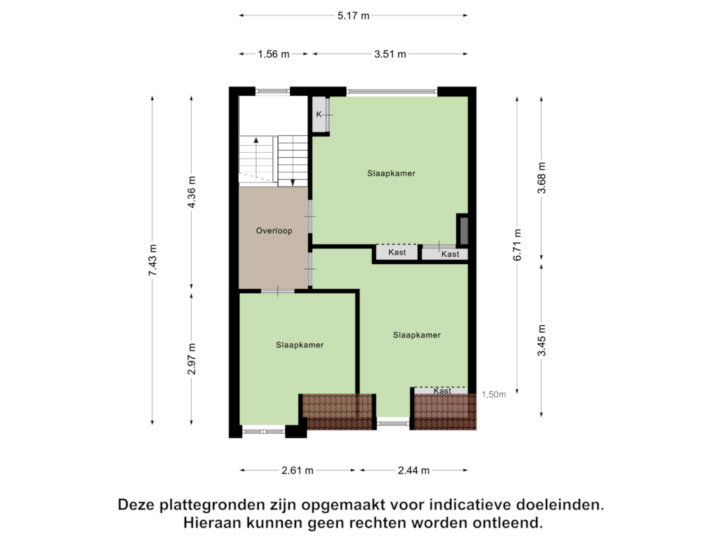 Bekijk plattegrond van Eerste Verdieping van van Sytzamastraat 23