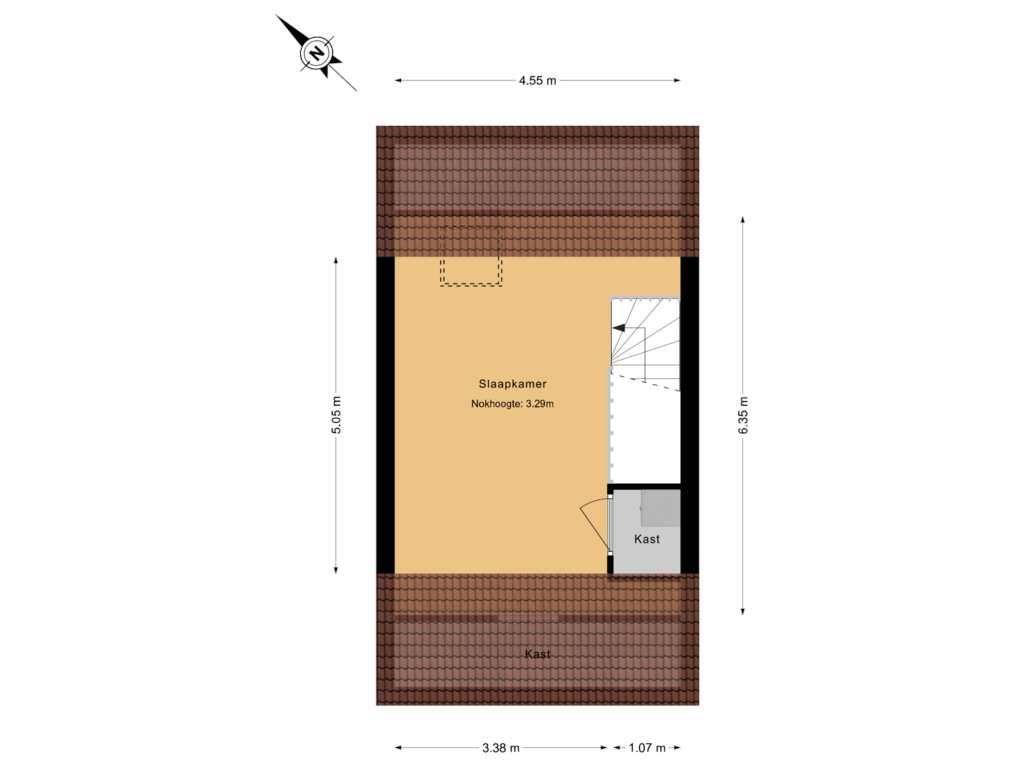 Bekijk plattegrond van 2e verdieping van Dagpauwoog 5