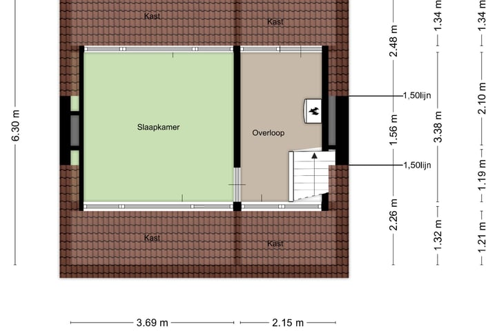 Bekijk foto 38 van Jonker de Jegerstraat 17