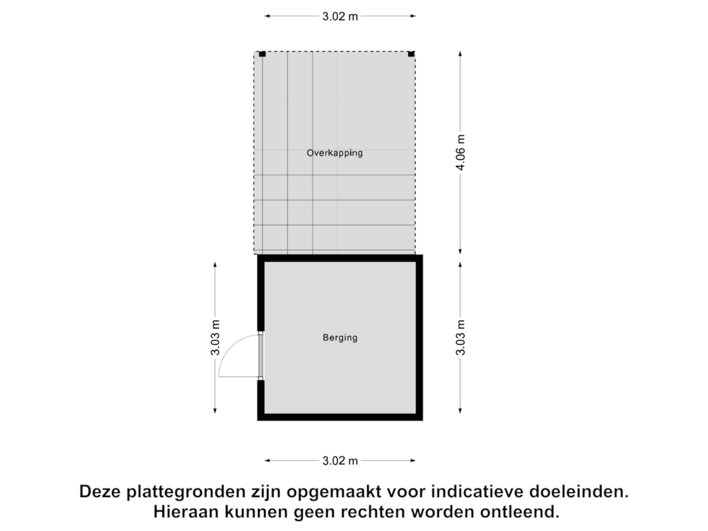 Bekijk plattegrond van Berging van Kalverekker 25