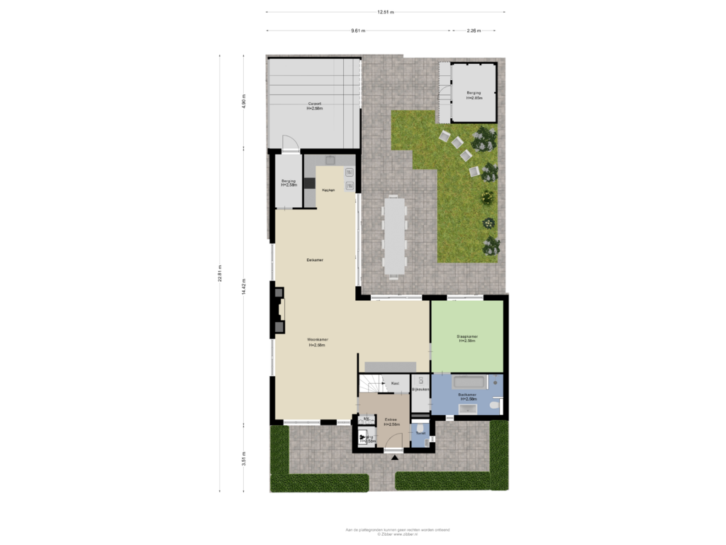 Bekijk plattegrond van Begane grond_Tuin van Van Koetsveld-akker 6