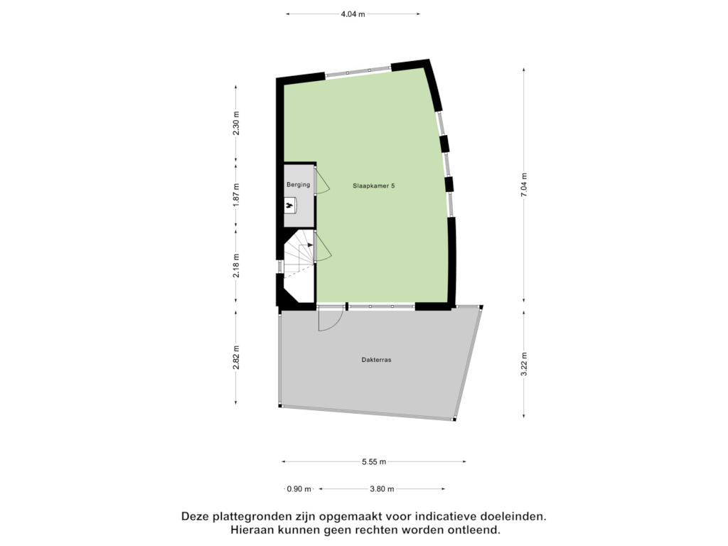 View floorplan of Tweede Verdieping of Lilastraat 7