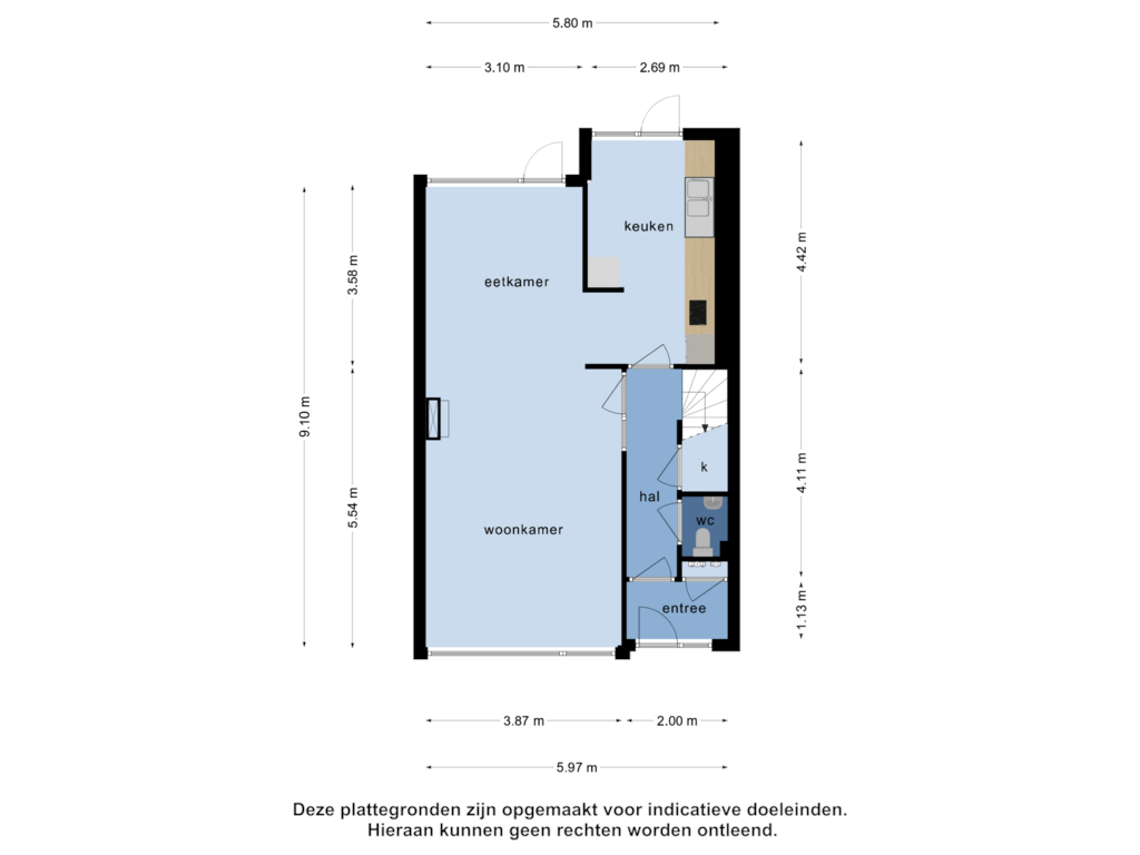 Bekijk plattegrond van begane grond van Van Polanenpark 298