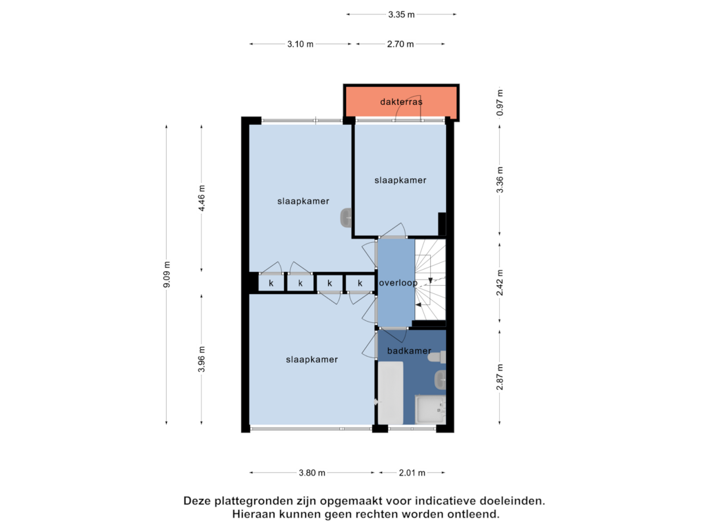 Bekijk plattegrond van 1e verdieping van Van Polanenpark 298