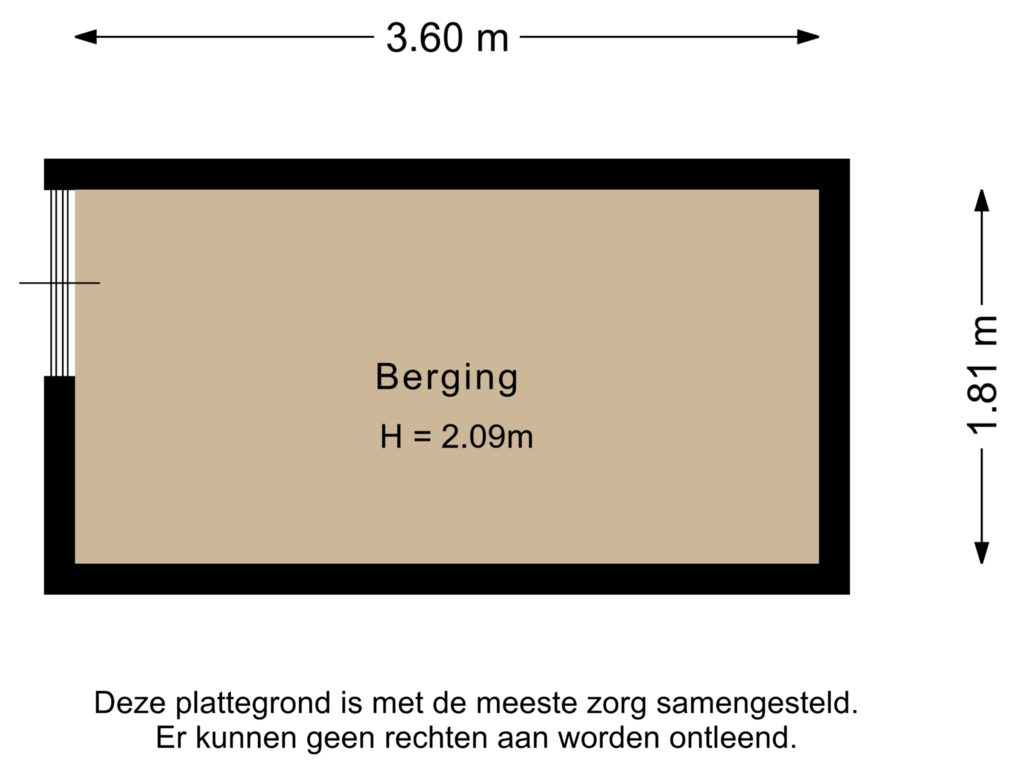 Bekijk plattegrond van Berging 2 van Valkhoek 17