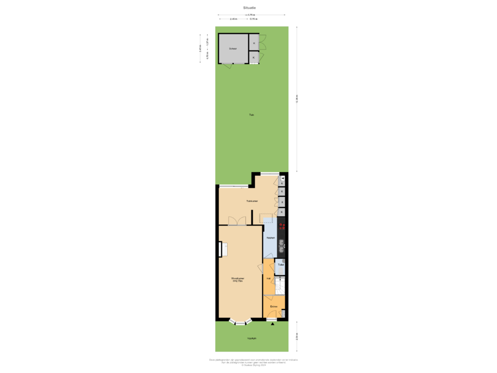 Bekijk plattegrond van Situatie van Schoterbosplein 27