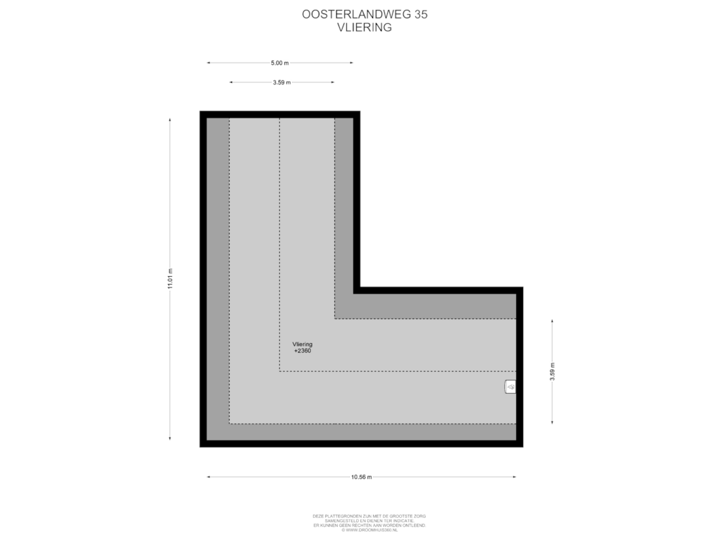 Bekijk plattegrond van Vliering van Oosterlandweg 35