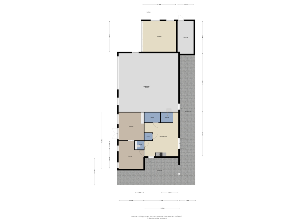 Bekijk plattegrond van Bijgebouw van Landweerdijk 3