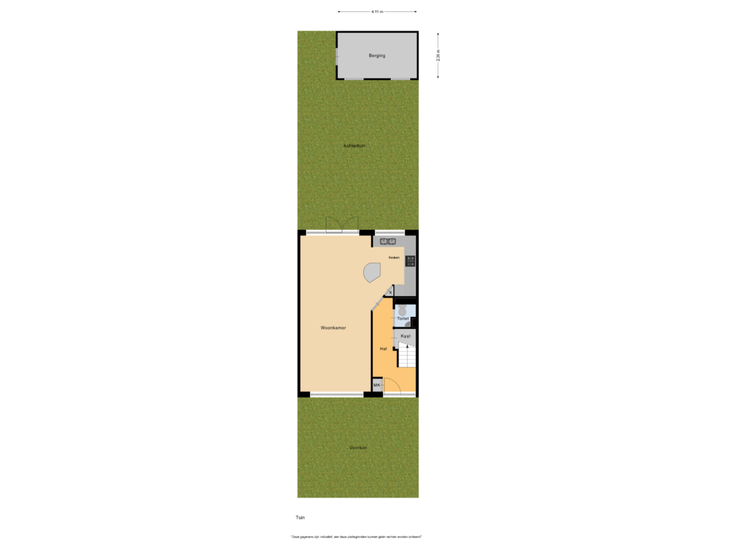 Bekijk plattegrond van Tuin van Gondellaan 29