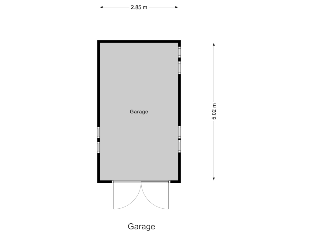 Bekijk plattegrond van Garage van Oudendijk 66-A