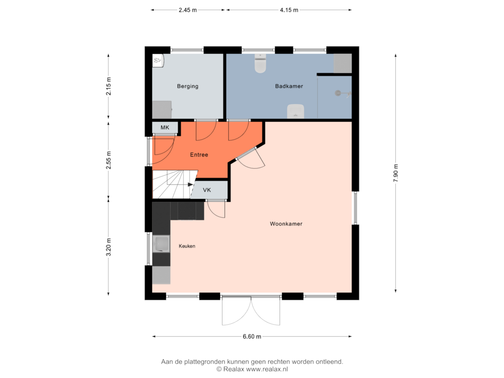 Bekijk plattegrond van Begane grond van Hexelseweg 80-05