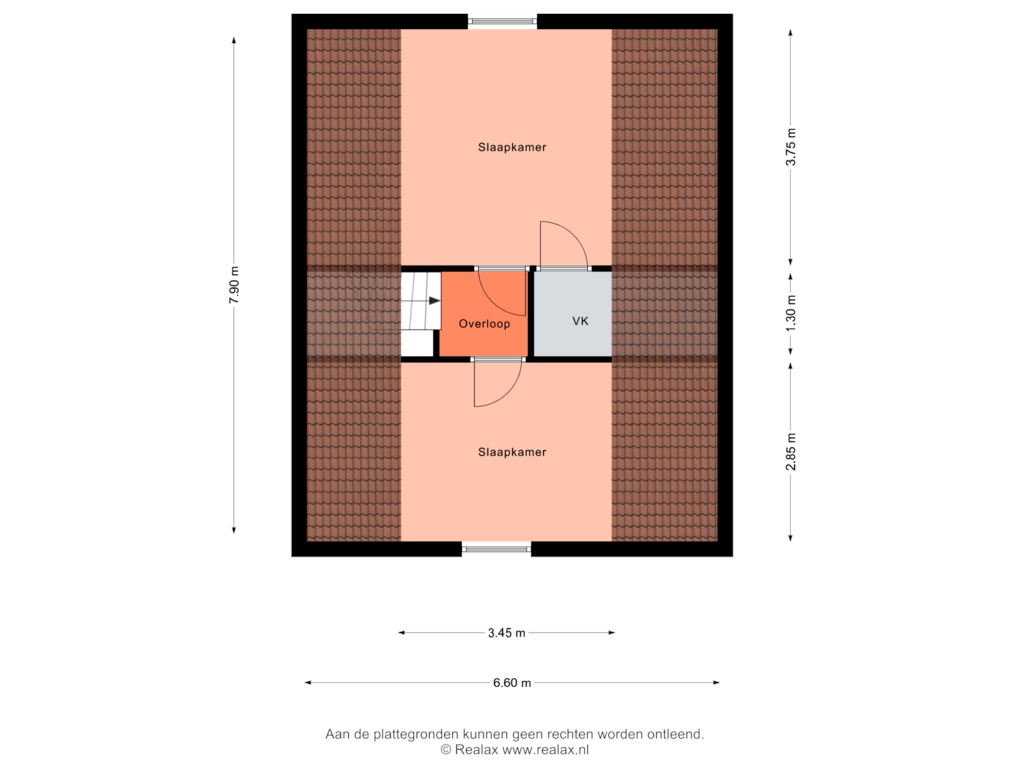 Bekijk plattegrond van Verdieping van Hexelseweg 80-05