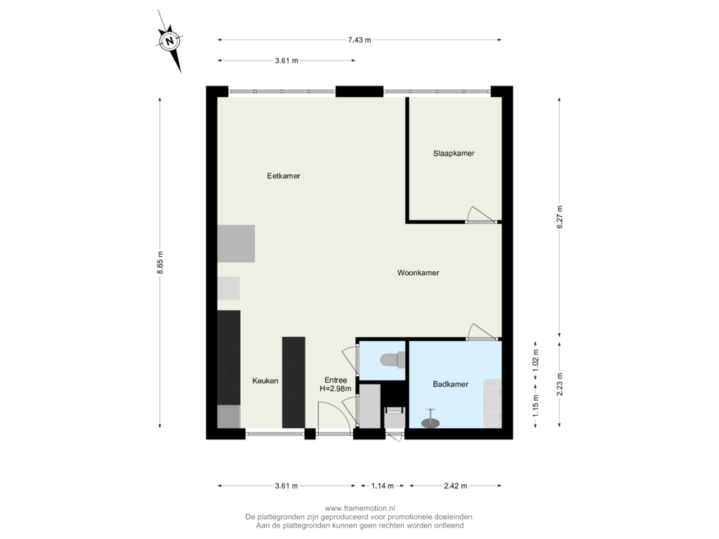 View floorplan of Verdieping 2 optie of Groeneweg 115