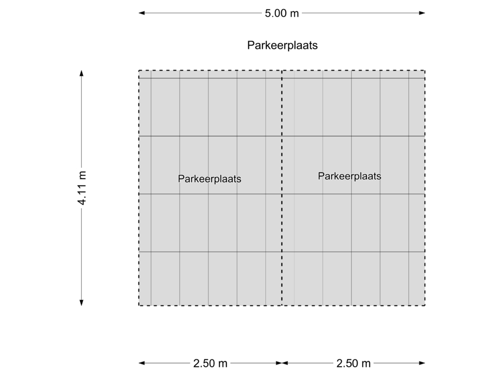 View floorplan of Parkeerplaats of Terras van Sion 22