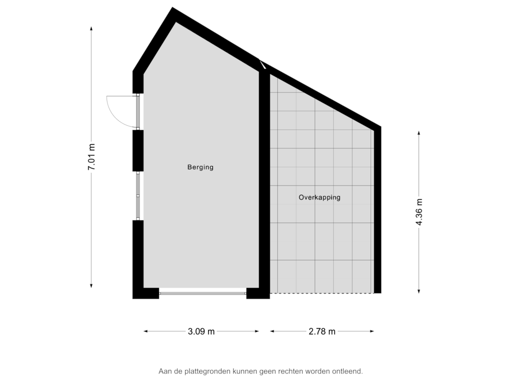 View floorplan of Berging of Buntlaar 34