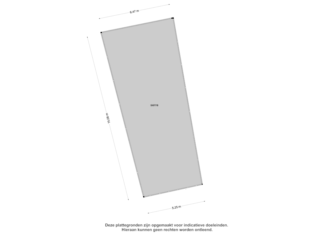 View floorplan of Serre of Burgemeester Magneestraat 21