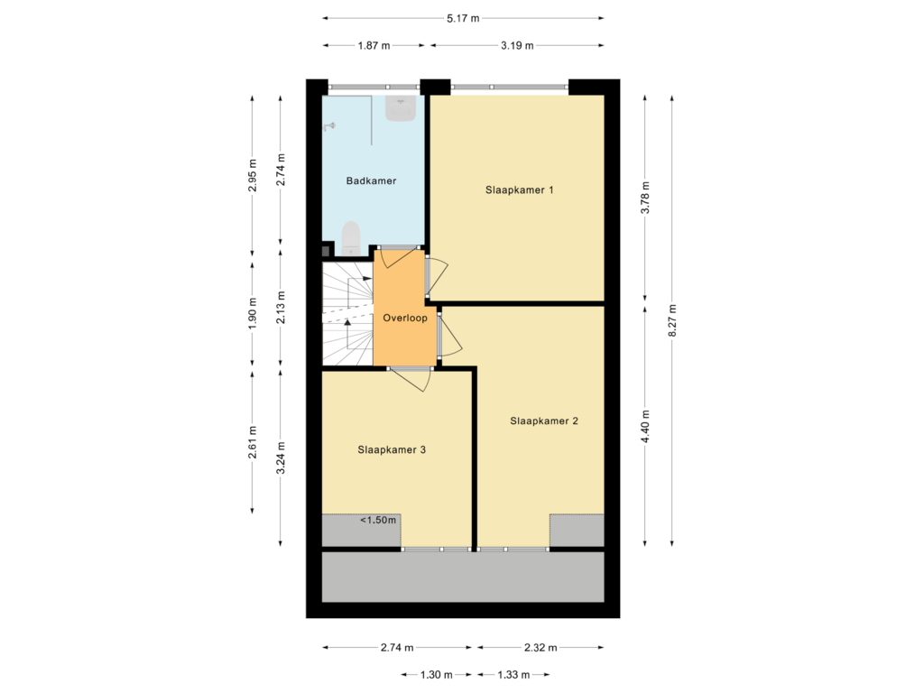 View floorplan of Eerste Verdieping of Minerva 12