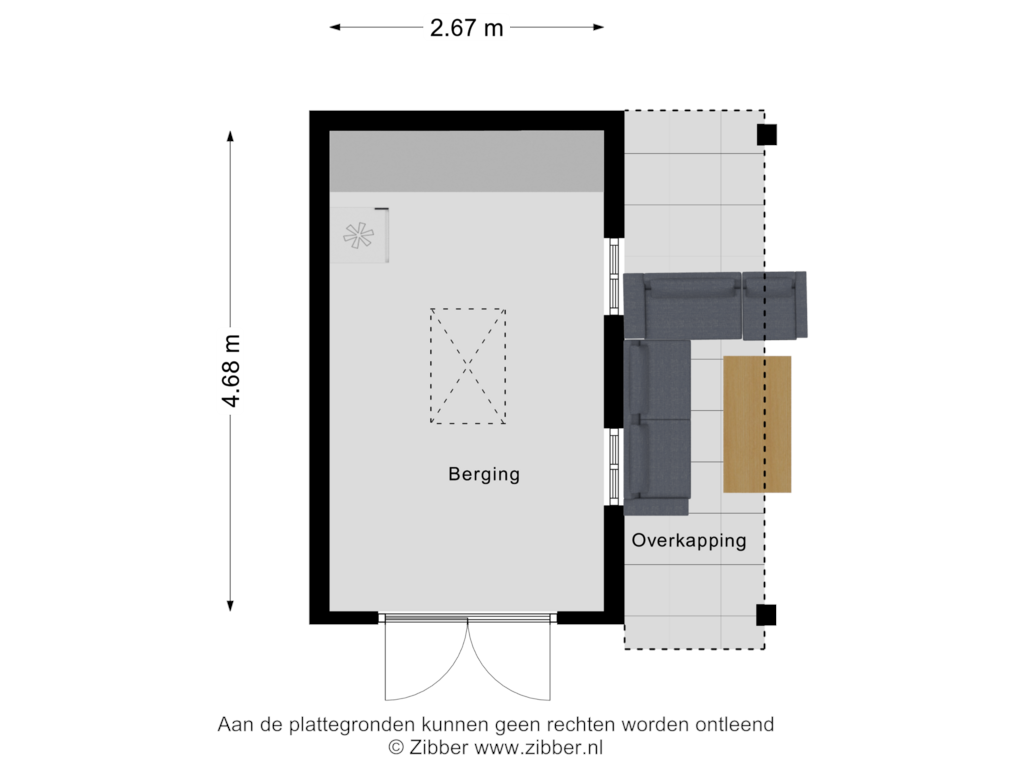 Bekijk plattegrond van Berging van Buddy Hollystraat 19