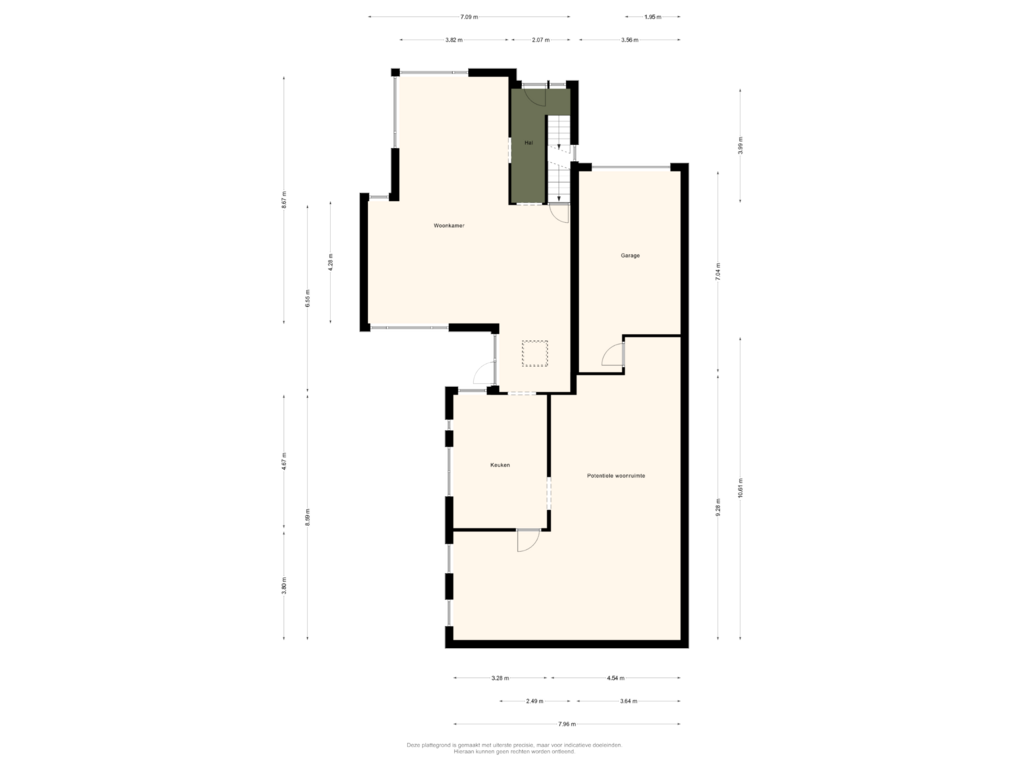 View floorplan of Begane Grond of Wilhelminastraat 42