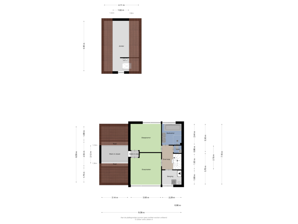 Bekijk plattegrond van Eerste verdieping van Anna van Burenweg 40