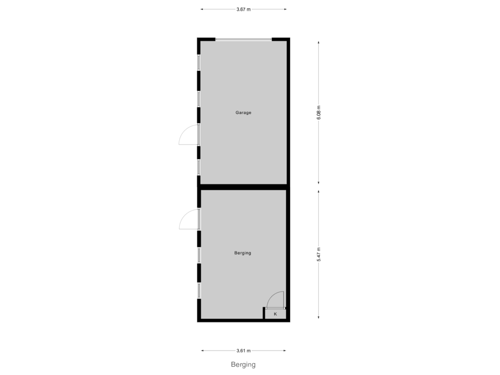 Bekijk plattegrond van Berging van Hesselmansstraat 28