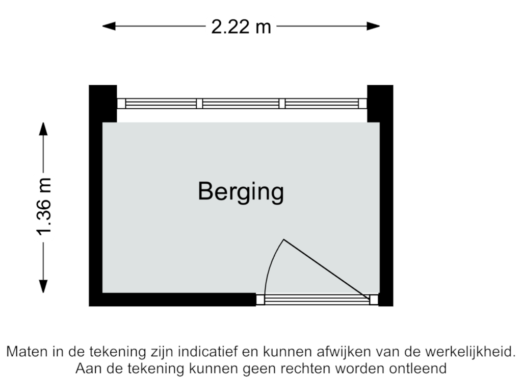 Bekijk plattegrond van Berging van Henry Dunantlaan 76