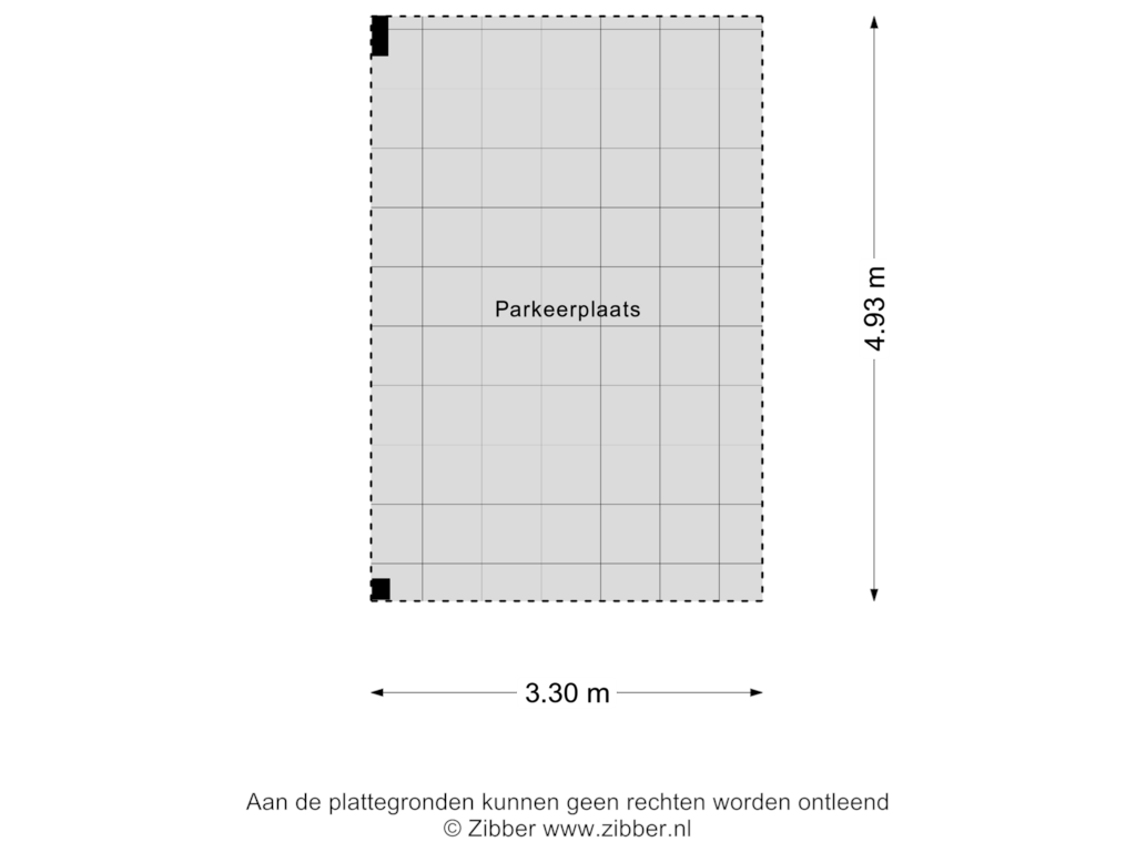 Bekijk plattegrond van Parkeerplaats van Hovenierspad 36