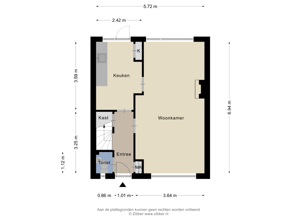 Bekijk plattegrond van Begane Grond van Asterstraat 3