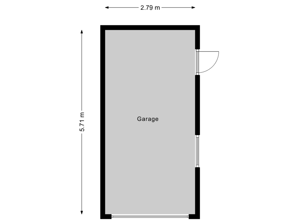 Bekijk plattegrond van Garage van Clarenburg 15