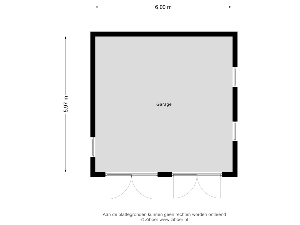 Bekijk plattegrond van Garage van Bernestraat 4