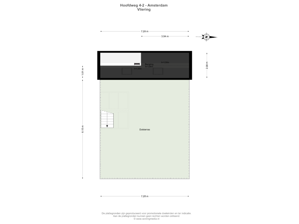 Bekijk plattegrond van Vliering van Hoofdweg 4-2