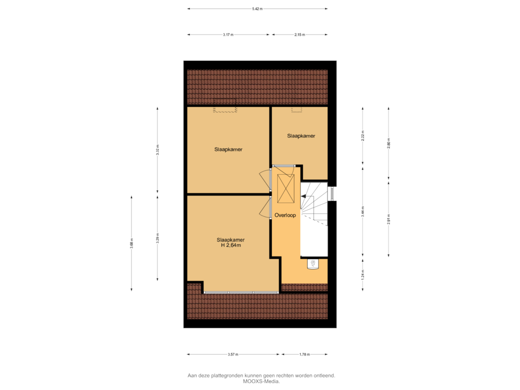 View floorplan of 1e Verdieping of Fruitdoel 11