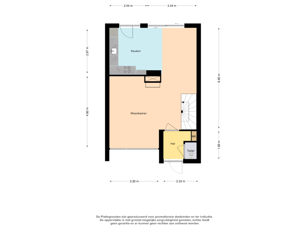 Bekijk plattegrond van First floor van Piet Heynlaan 3