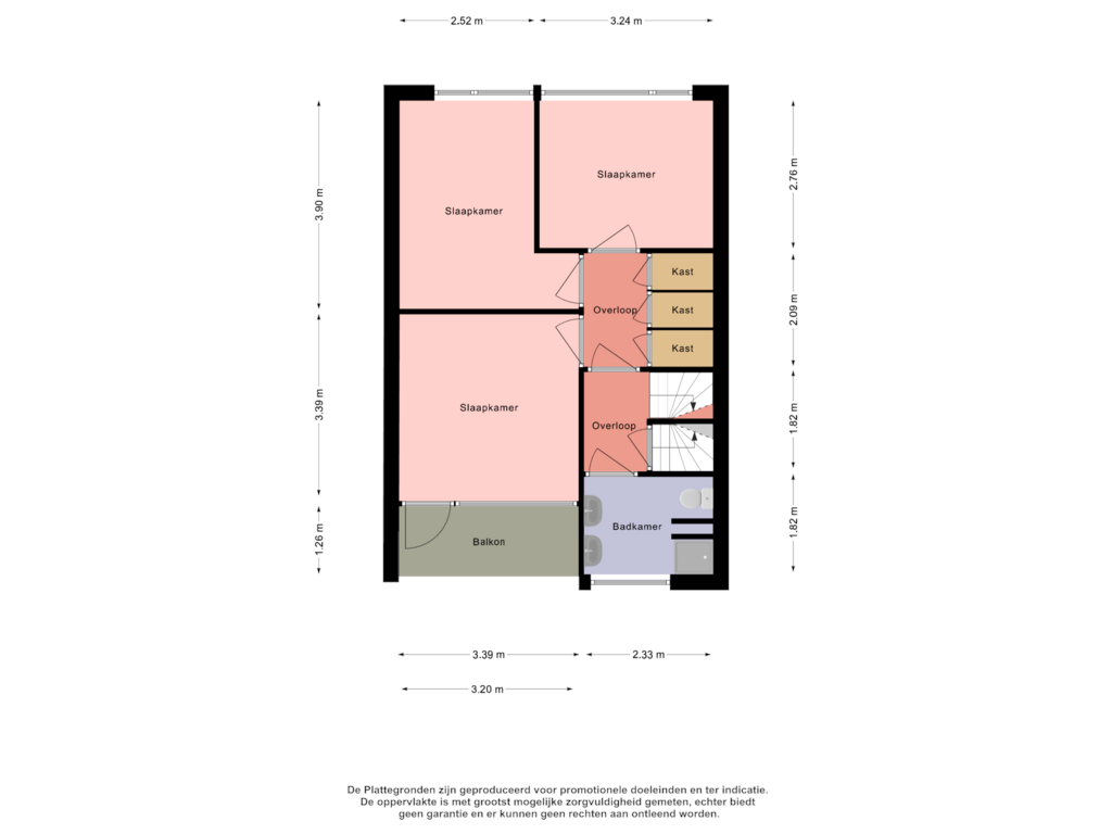 Bekijk plattegrond van Floor 1 van Piet Heynlaan 3