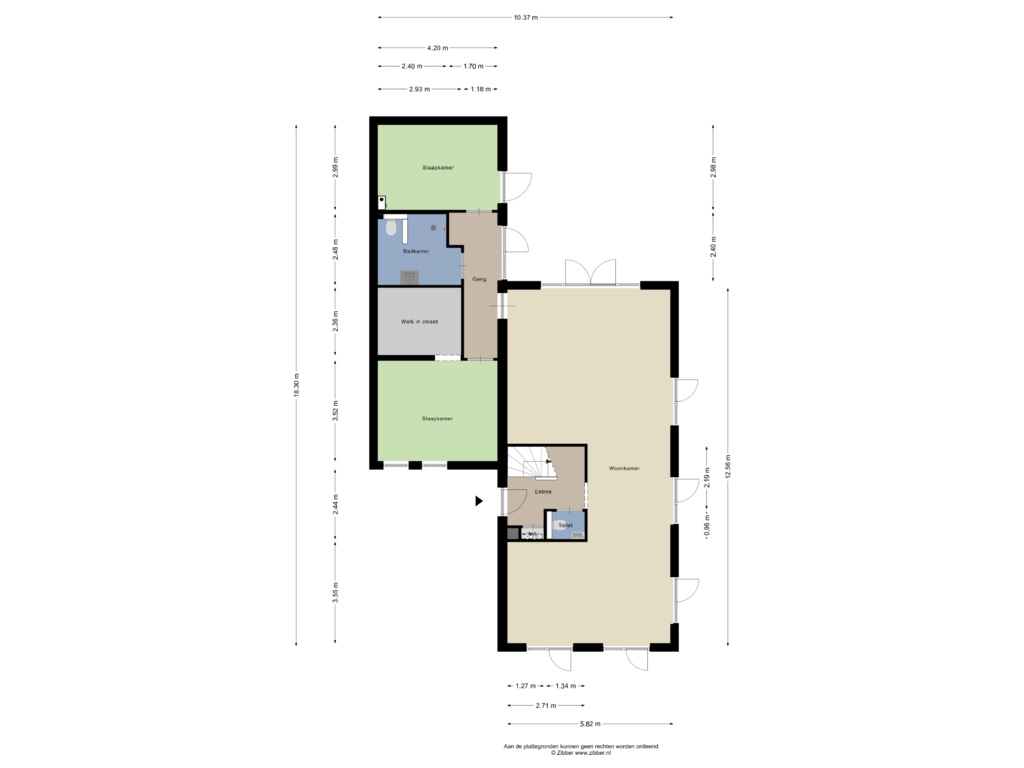 Bekijk plattegrond van Begane Grond van Koetsier 30