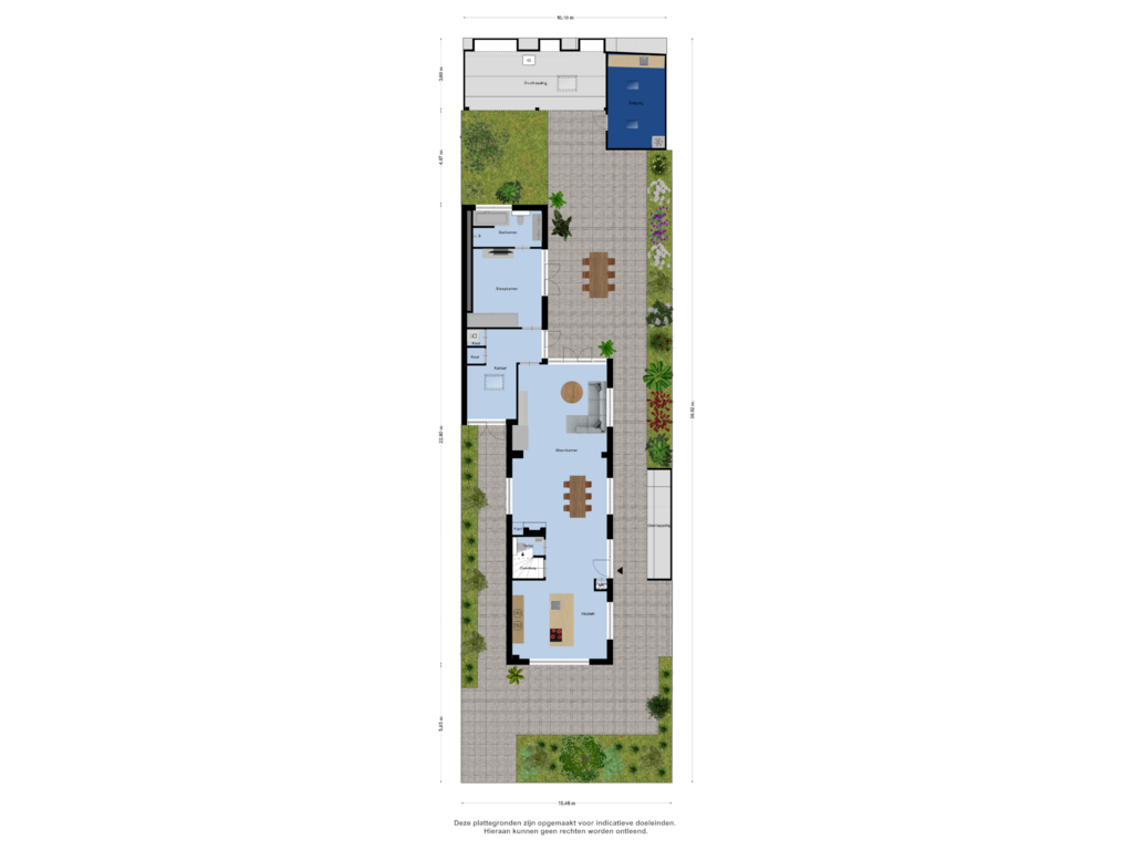 View floorplan of Begane Grond Tuin of Burgemeester Koopmansingel 16