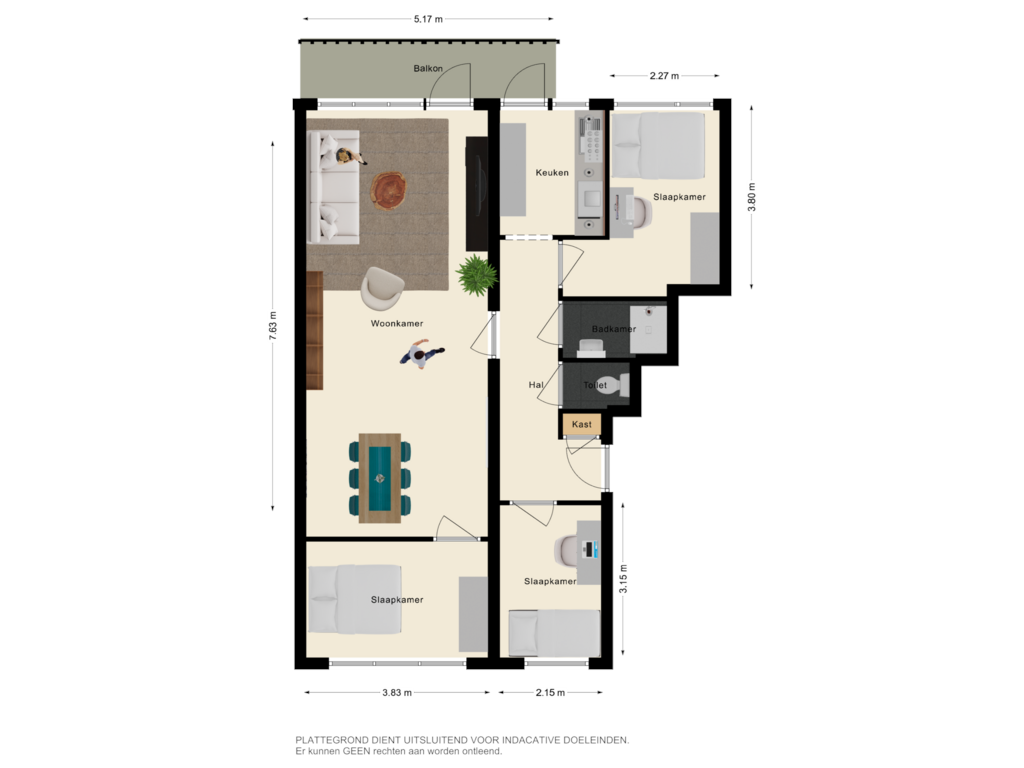 Bekijk plattegrond van First floor van Prins Hendrikstraat 11-B