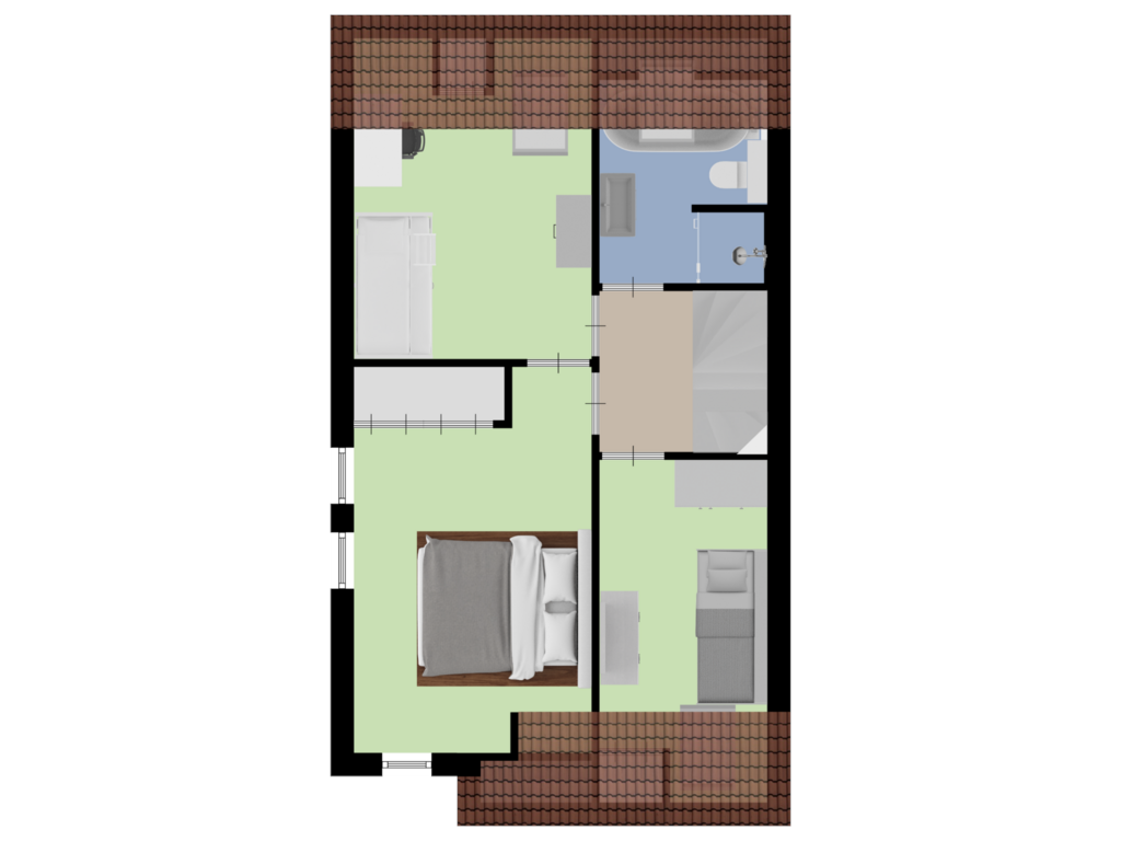 Bekijk plattegrond van Eerste Verdieping van Rubensstraat 98