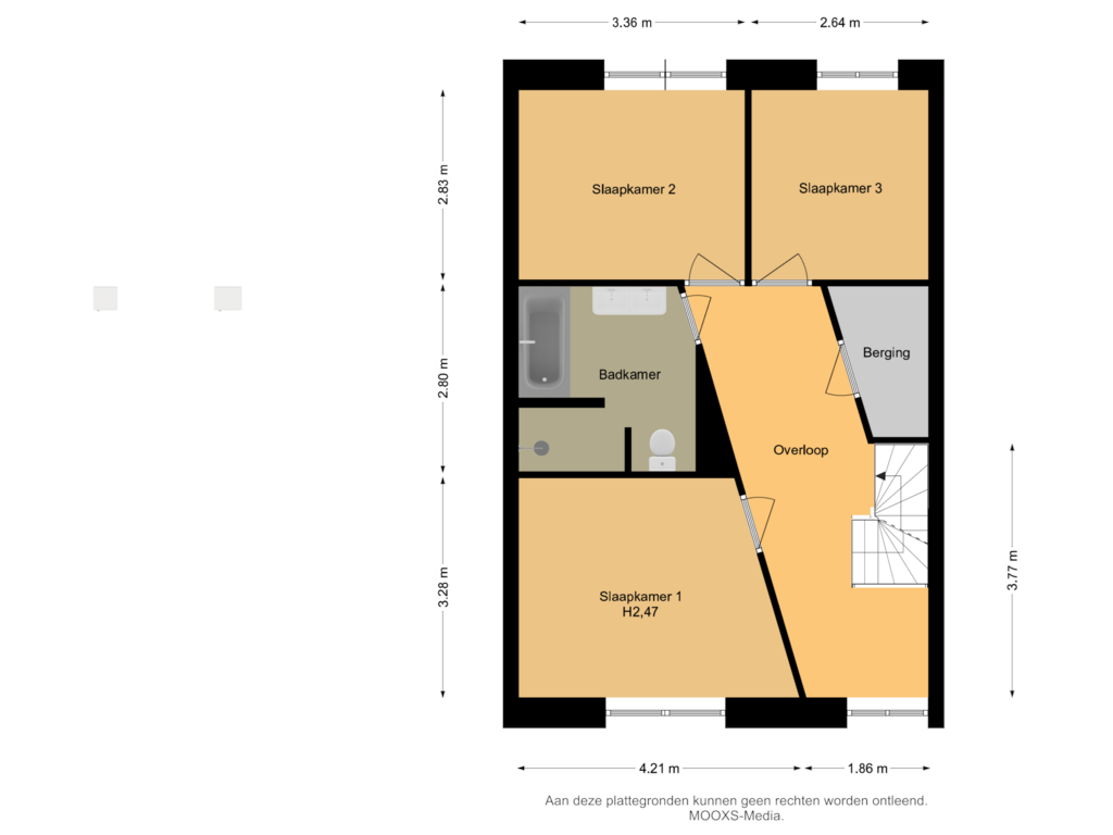 Bekijk plattegrond van 1e Verdieping van H.B.S.Laan 48