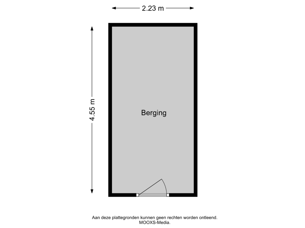 Bekijk plattegrond van Berging van H.B.S.Laan 48