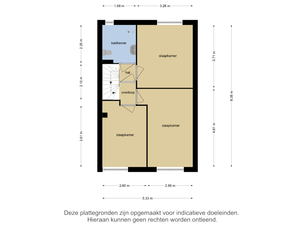 Bekijk plattegrond van 1e verdieping van Appelgaard 19