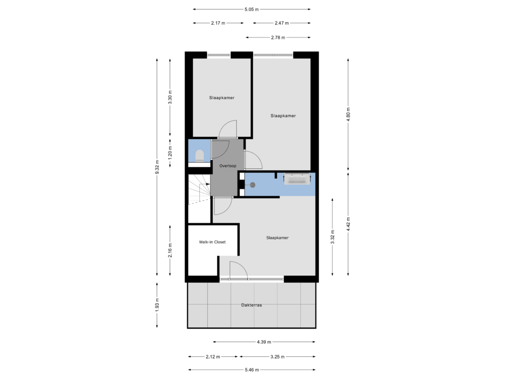 View floorplan of 2e Verdieping of Waterviolier 176