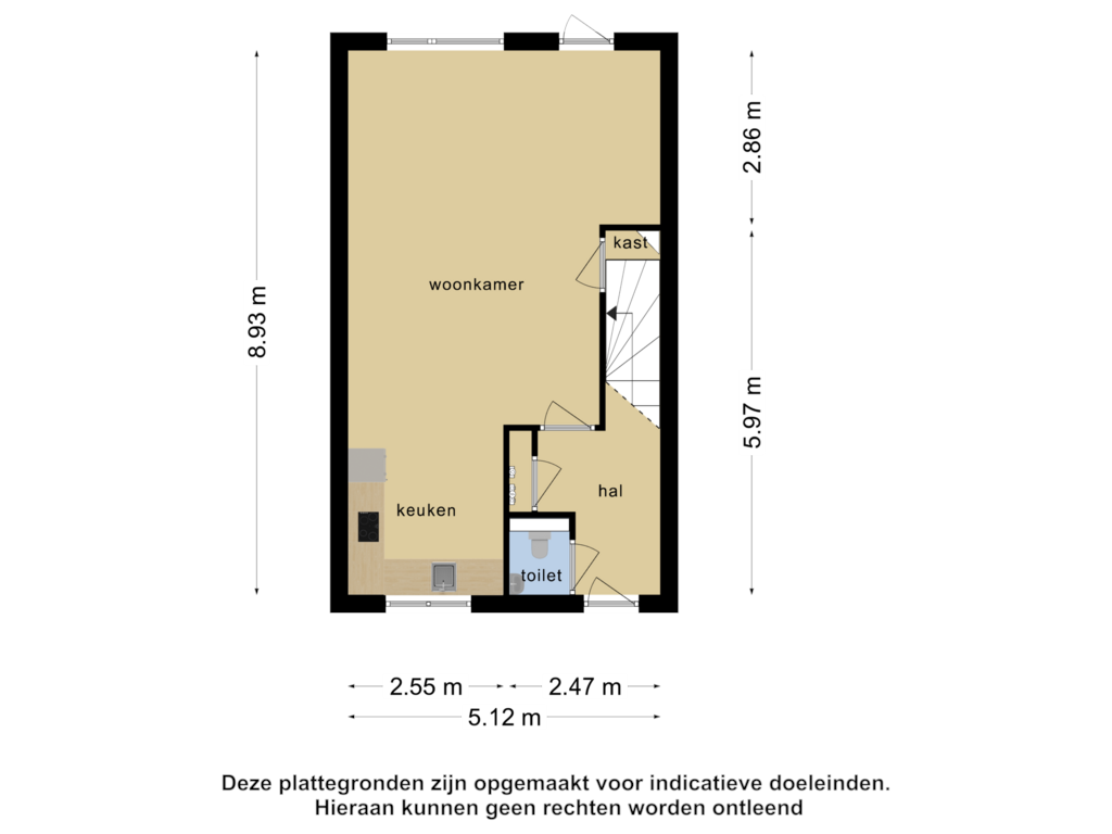 Bekijk plattegrond van begane grond van Meerkensloop 30