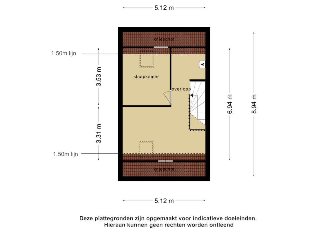 Bekijk plattegrond van 2e verdieping van Meerkensloop 30