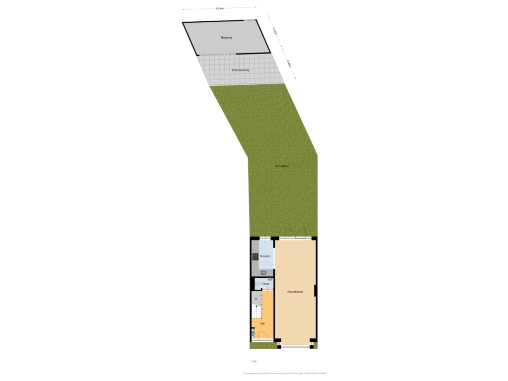 View floorplan of Tuin of Starrebosstraat 3