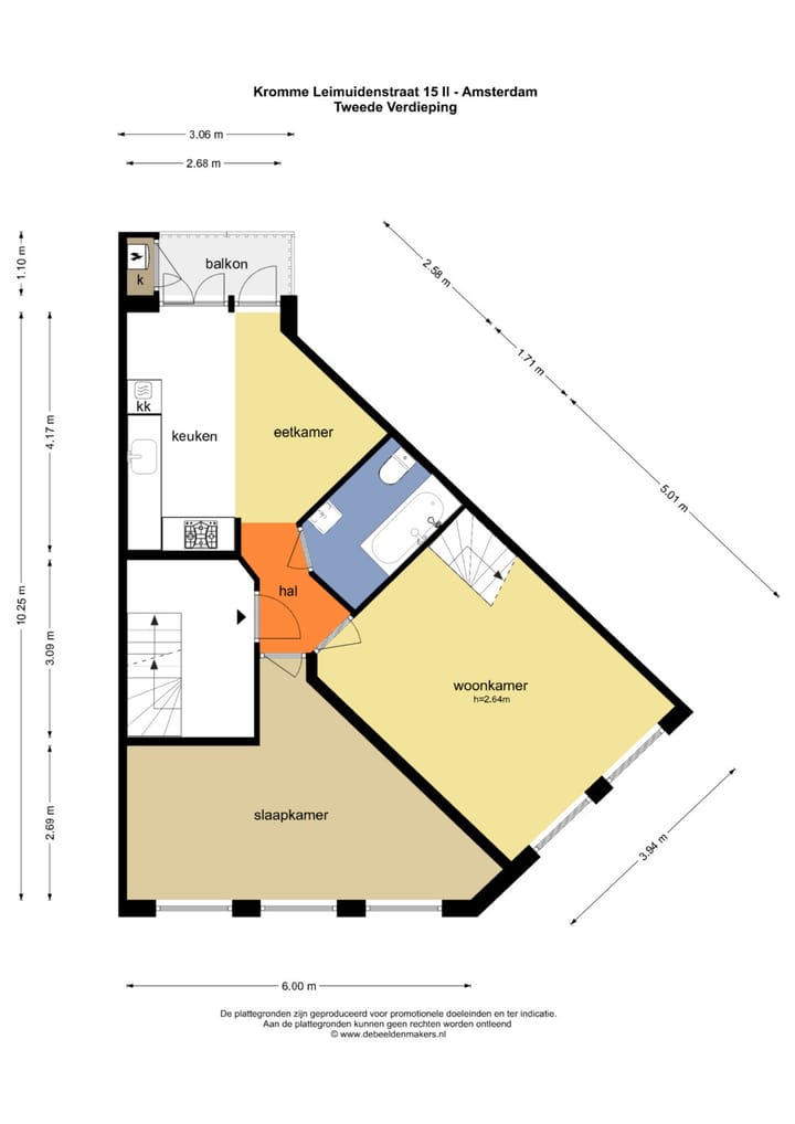 Foto 25 van Kromme Leimuidenstraat 15-2